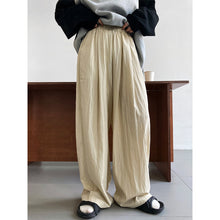 Load image into Gallery viewer, Spring Retro Loose High Waist Drape Wide Leg Pants
