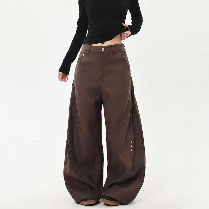 American Retro Deconstructed Rivet Scimitar Pants