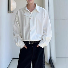 Load image into Gallery viewer, 3D Cutting Fake Two-piece Shirt
