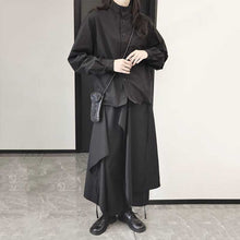 Load image into Gallery viewer, Patchwork Wide-leg Casual Irregular Culottes
