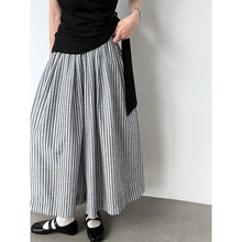 Load image into Gallery viewer, Striped Casual Loose Wide-leg Pants
