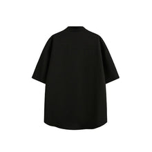 Load image into Gallery viewer, Summer Stand-up Collar Draped Shirt
