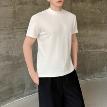 Load image into Gallery viewer, Slim High Elastic Cotton Half Turtleneck T-shirt
