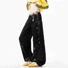 Load image into Gallery viewer, American Graffiti Loose Wide-Leg Jeans
