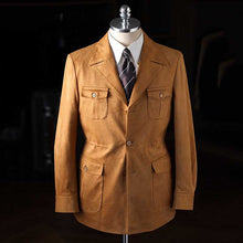 Load image into Gallery viewer, Italian Vintage Faux Suede Casual Slim Jacket
