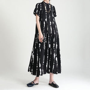 Women's Summer Short Sleeve Swing Dress