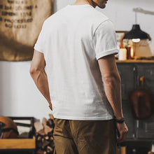 Load image into Gallery viewer, 320g Heavyweight Loose Fit Henley T-Shirt
