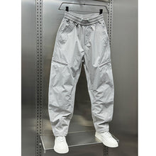 Load image into Gallery viewer, Zipper Scimitar Loose Straight Harem Pants
