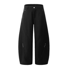 Load image into Gallery viewer, American Retro Rivet Stitching Deconstructed Scimitar Pants
