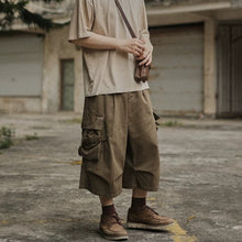 Load image into Gallery viewer, Large Pocket Cropped Casual Pants
