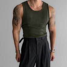 Load image into Gallery viewer, American Vertical Striped Slim Fit Knitted Vest
