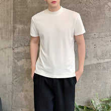 Load image into Gallery viewer, Slim High Elastic Cotton Half Turtleneck T-shirt
