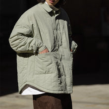 Load image into Gallery viewer, Lapel Loose Casual Thick Jacket
