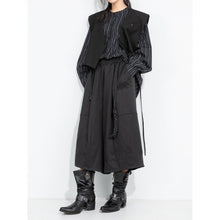 Load image into Gallery viewer, Women's Large Pockets Elastic-waist Draped Loose Cropped Wide-leg Culottes
