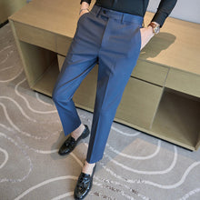 Load image into Gallery viewer, Casual Slim-fit Striped Trousers
