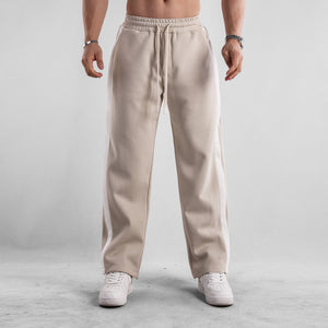 American Straight Striped Parallel Bar Sports Trousers