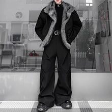 Load image into Gallery viewer, Winter Suede Loose-fitting Fur-lined Cotton Coat
