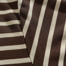 Load image into Gallery viewer, Japanese Waffle Knit Striped Loose Long Sleeve T-shirt
