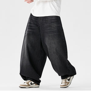 Retro Loose Straight Casual Wide-leg Pants