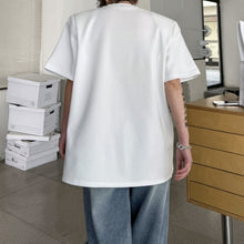 Load image into Gallery viewer, Crew Neck Letter Print Loose T-shirt

