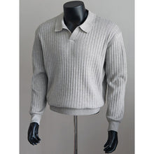 Load image into Gallery viewer, Seagull Collar Long-sleeved Knit Sweater
