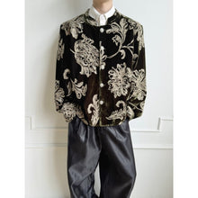 Load image into Gallery viewer, Heavy Embroidered Velvet Vintage Floral Boxy  Outerwear Jacket
