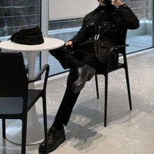 Load image into Gallery viewer, 3D Pocket Diamond-patterned Collar Cotton Coat
