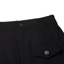 Load image into Gallery viewer, French Denim Patchwork Mesh Skirt
