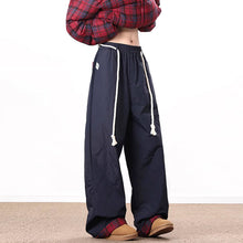 Load image into Gallery viewer, Vintage Plaid Patchwork Cotton Wide-leg Pants
