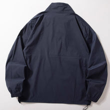 Load image into Gallery viewer, Stand Collar Loose Casual Half Zip Jacket
