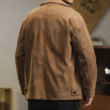 Load image into Gallery viewer, Vintage Solid Color Loose Corduroy Blazer
