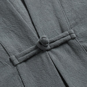 Sleeveless Button Vest