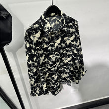Load image into Gallery viewer, Printed Rhinestone Drape Loose Shirt
