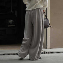 Load image into Gallery viewer, Casual Curved Elastic Waist Loose Wide-leg Pants
