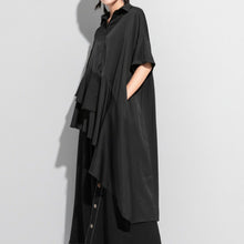 Load image into Gallery viewer, Women's Irregular Ruffle Mid-Length Shirt
