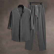 Load image into Gallery viewer, Pleated Loose-fitting Thin and Breathable Two-piece Set
