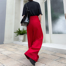 Load image into Gallery viewer, Loose Wide-leg Draped Straight-leg Suit Trousers
