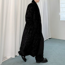 Load image into Gallery viewer, Long Lapel Warm Wool Coat
