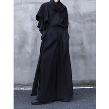Load image into Gallery viewer, Deconstructed Ribbon Straight Wide-Leg Trouser Culottes
