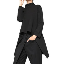 Load image into Gallery viewer, Irregular Loose Swallowtail Long-Sleeve T-Shirt
