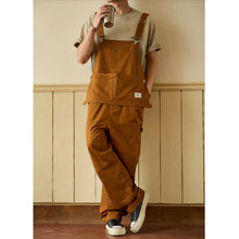 Load image into Gallery viewer, Retro Loose-Fit Multi-Pocket Workwear Cargo Overalls

