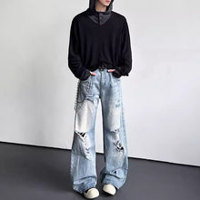 Load image into Gallery viewer, American Color-blocked Hooded T-shirts
