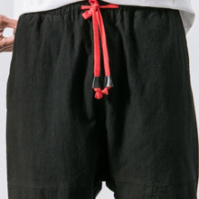 Load image into Gallery viewer, Cotton and Linen Loose Elastic Waist Shorts
