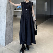 Load image into Gallery viewer, Vintage Workwear Zipper Suspender Dress
