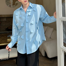 Load image into Gallery viewer, Raw Edge Rags Peak Collar Shirt
