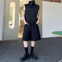 Load image into Gallery viewer, Pile Neck Sleeveless Vest Tops
