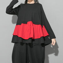 Load image into Gallery viewer, Ruffled Babydoll A-line T-shirt
