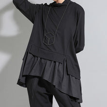 Load image into Gallery viewer, Ruffled Babydoll A-line T-shirt
