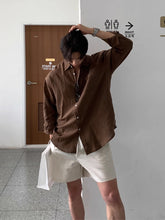 Load image into Gallery viewer, Linen Casual Beach Shorts
