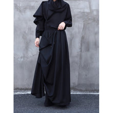 Load image into Gallery viewer, Irregular Double-layered Floor-length Culottes Wide-leg Trousers
